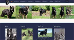 Desktop Screenshot of langhaar-schaeferhunde.com